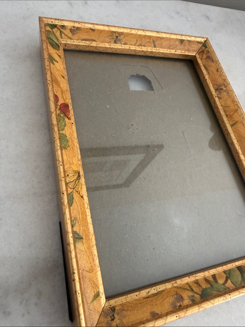 6x8 floral wood frame - Picture 2 of 10